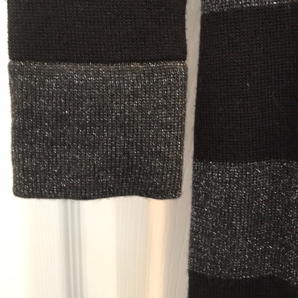 Ann Taylor LOFT Sweater Dress w Sparkling Stripes - Picture 4 of 5